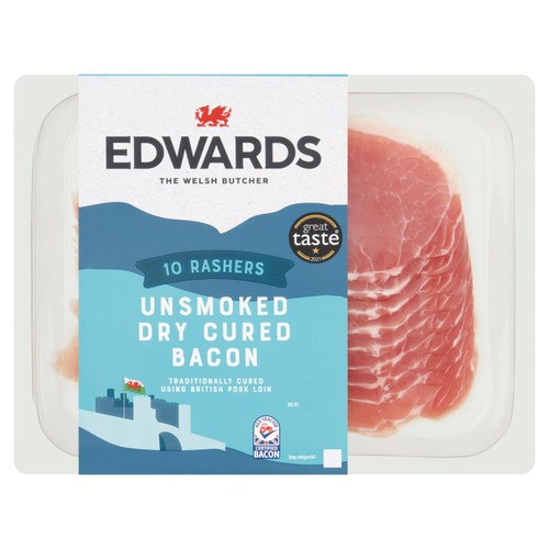 Edwards Unsmoked Dry Cured Bacon 