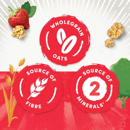 Jordans Country Crisp Sun-Ripe Strawberry Breakfast Cereal