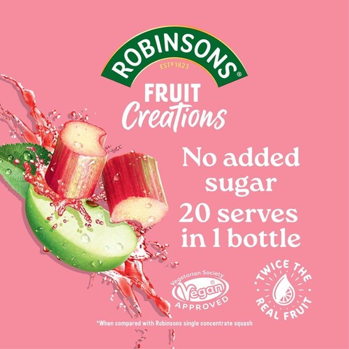 Robinsons Fruit Creations Apple & Rhubarb