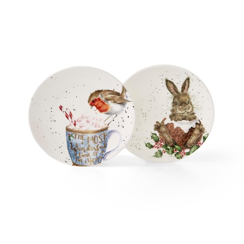 Wrendale Designs Coupe Plates - Set of  2 Boxed Set