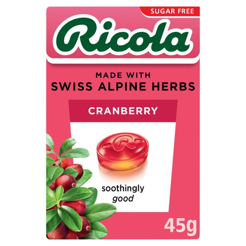 Ricola Cranberry Sugar Free