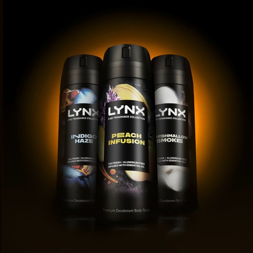 Lynx Fine Fragrance Collection Premium Deodorant Bodyspray Peach Infusion