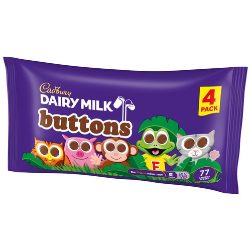 Cadbury Dairy Milk Chocolate Buttons Treatsize Bags