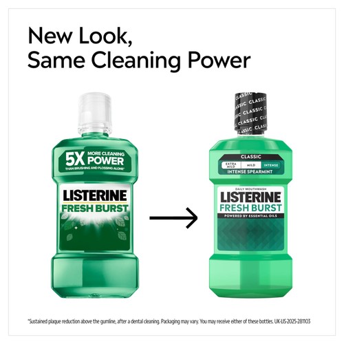 Listerine Fresh Burst Intense Spearmint Classic Mouthwash