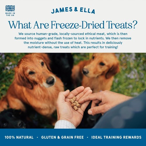 James & Ella Freeze-Dried Raw Chicken Dog Treats