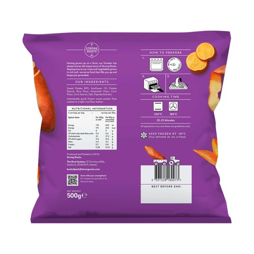 Strong Roots Crispy Sweet Potato Fries.