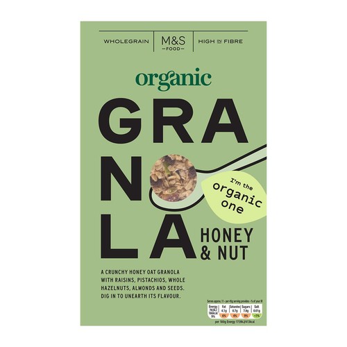 M&S Organic Honey & Nut Granola