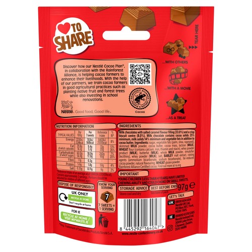 Munchies Fudgey Salted Caramel Sharing Bag