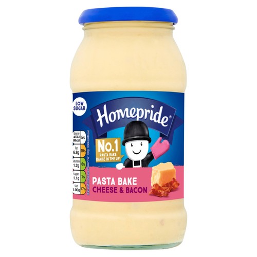 Homepride Cheese & Bacon Pasta Bake Sauce