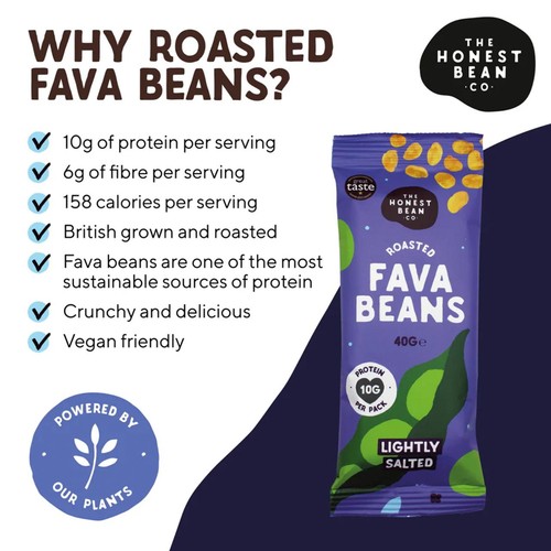 Honest Bean Co Roasted Fava Bean Sea Salt & Cider Vinegar