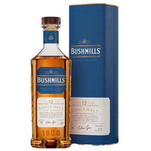 Bushmills 12 Year Old Single Malt Irish Whiskey