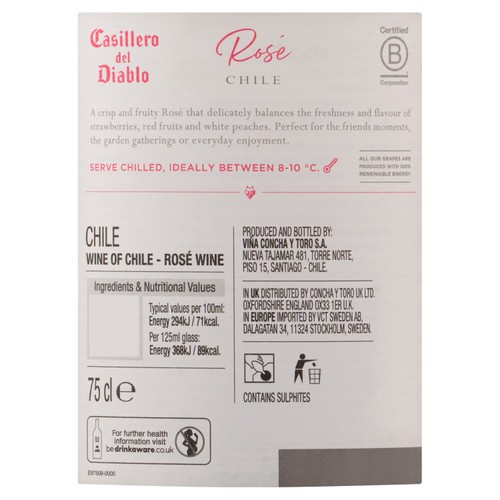 Casillero del Diablo Rose 75cl