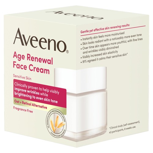 Aveeno Age Renewal Anti-Age Face Cream for Sensitive Skin
