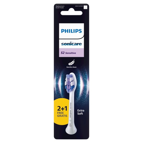 Philips Sonicare Brush Heads S2 White 2+1 Pack