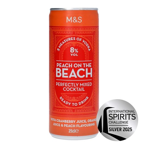 M&S Peach On The Beach Cocktail
