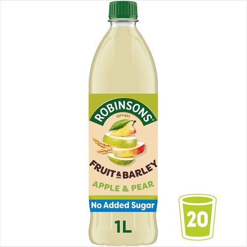 Robinsons Apple & Pear Fruit & Barley No Added Sugar