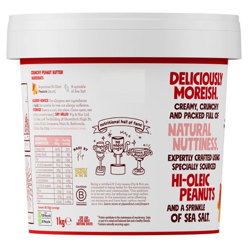 Pip & Nut Crunchy Peanut Butter