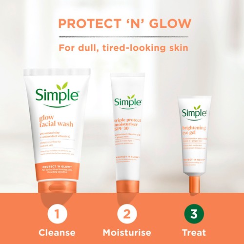 Simple Protect 'n' Glow Eye Gel