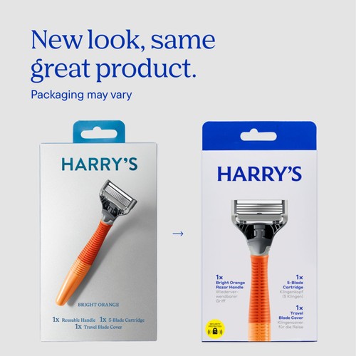 Harry's Truman Razor & Blade Orange