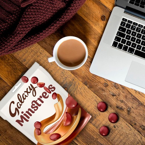 Galaxy Minstrels Milk Chocolate Buttons Pouch Bag