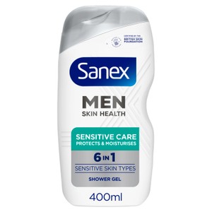 Sanex Men Skin Health Active Fresh 6 in 1 Body Wash Shower Gel