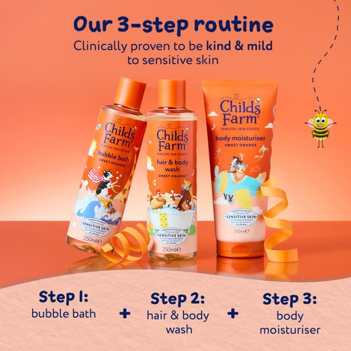 Childs Farm Hair & Body Wash, Sweet Orange