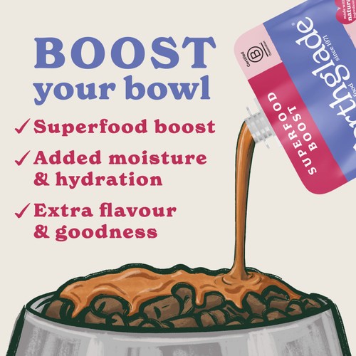 Forthglade Bone Broth Topper for Dogs, Juicy Pork