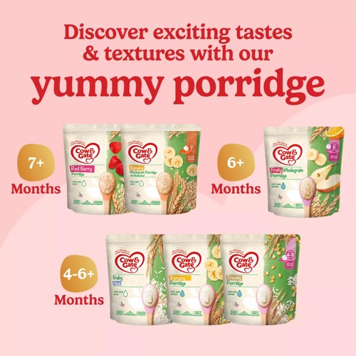 Cow & Gate Banana Porridge Baby Cereal 4+ Months