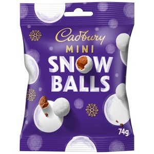Cadbury Chocolate Mini Snowballs Pouch   296g