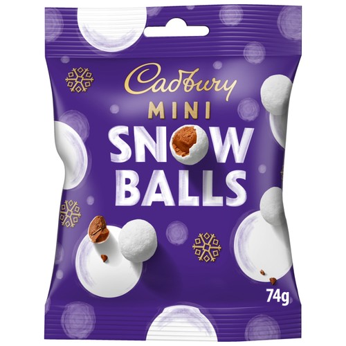 Cadbury Chocolate Mini Snowballs Bag