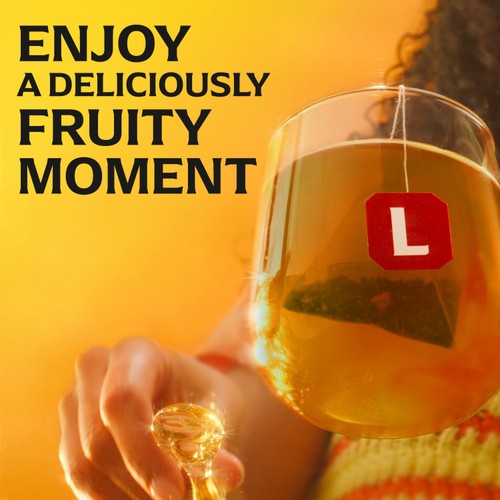 Lipton Fruit Tea Lemon & Ginger Refresh Tea Bags
