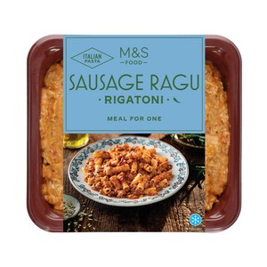 M&S Sausage Ragu Rigatoni Serves 1