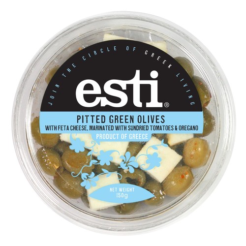 ESTI Green Olives with Feta & Sundried Tomato