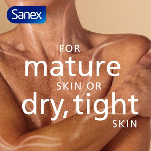 Sanex Expert Skin Health+ Ageless Renewal Shower Gel Body Wash 