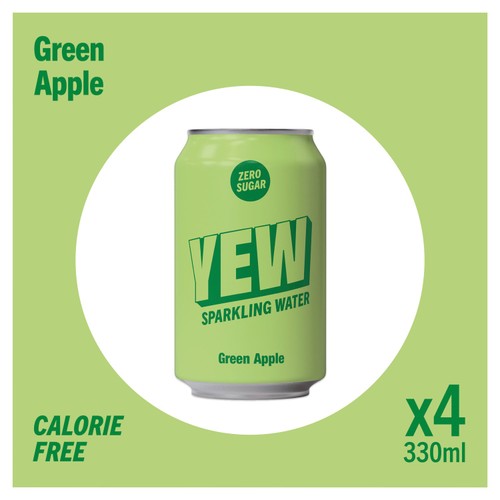 YEW Green Apple Sparkling Water