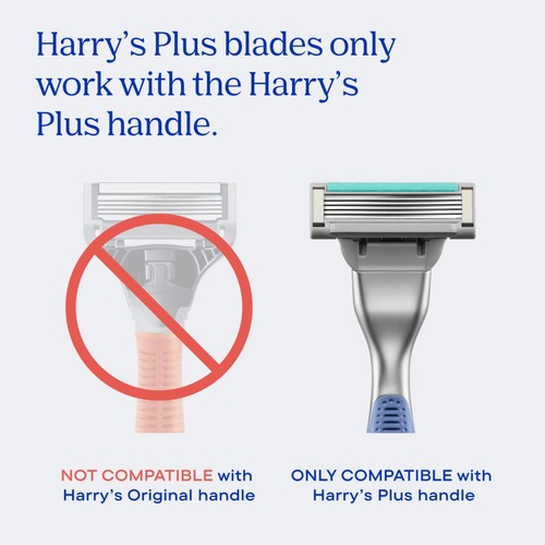 Harry's Plus Razor and 5 Blades Tide Set