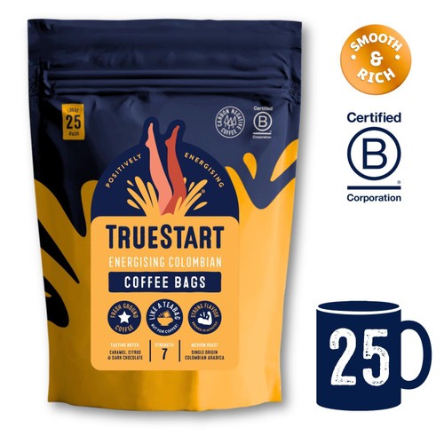TrueStart Energising Colombian Loose Coffee Bags