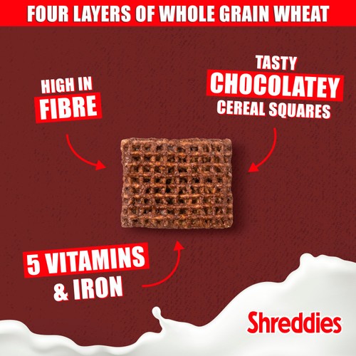 Shreddies Coco Chocolate Breakfast Cereal