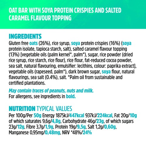 TREK Salted Caramel Protein Flapjacks Multipack