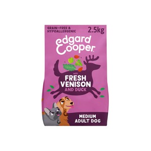 Edgard & Cooper Adult Grain Free Dry Dog Food with Venison & Free-Run Duck