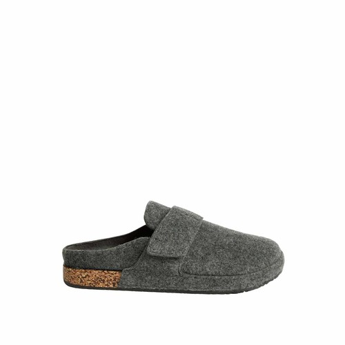 M&S Mens Corkbed Mule Slippers  9 Grey