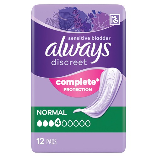 Always Discreet Incontinence Pads Normal