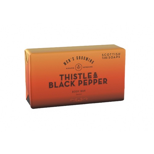 Scottish Fine Soaps Thistle & Black Pepper Body Soap Bar