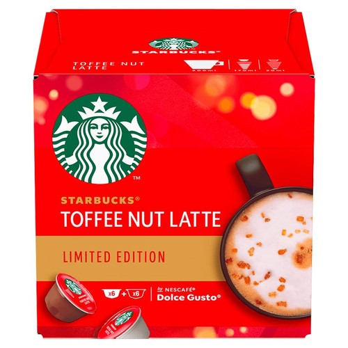 Starbucks Toffee Nut Latte by Nescafe Dolce Gusto Coffee Pods