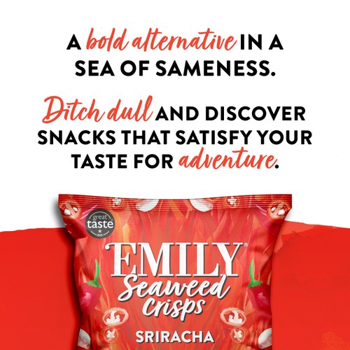 Emily Sriracha Seaweed Crisps
