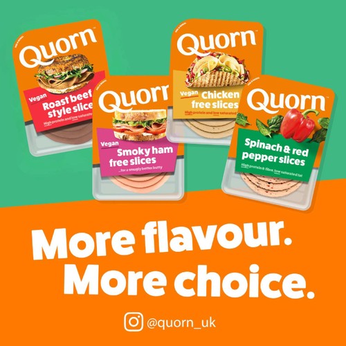 Quorn Tomato & Basil Vegetarian Deli Slices