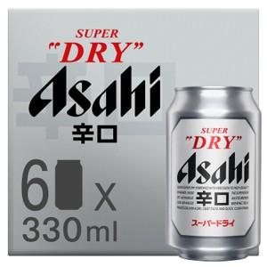 Asahi 4 x 440ml Super Dry Lager Beer Cans