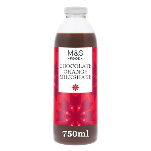 M&S Chocolate Orange Milkshake