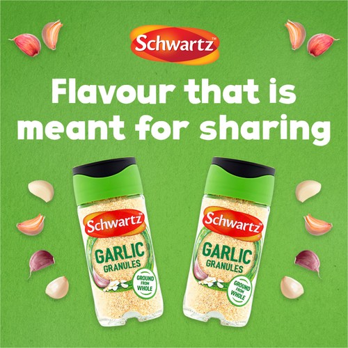 Schwartz Garlic Granules Jar