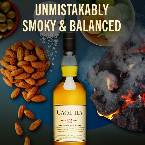 Caol Ila 12 Year Old Islay Single Malt Scotch Whisky - Ocado